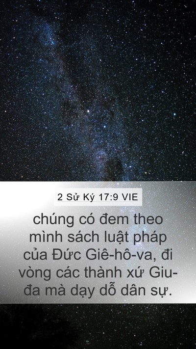 2 Sử Ký 17:9 VIE Bible Verse Image