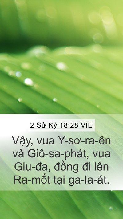2 Sử Ký 18:28 VIE Bible Verse Image
