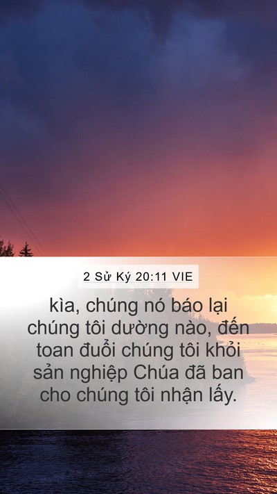 2 Sử Ký 20:11 VIE Bible Verse Image