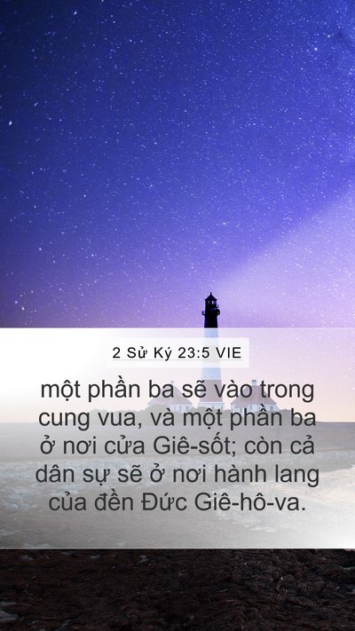 2 Sử Ký 23:5 VIE Bible Verse Image