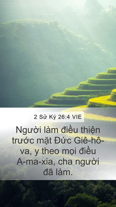 2 Sử Ký 26:4 VIE Bible Verse Image