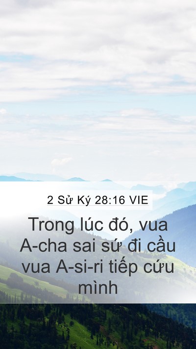 2 Sử Ký 28:16 VIE Bible Verse Image