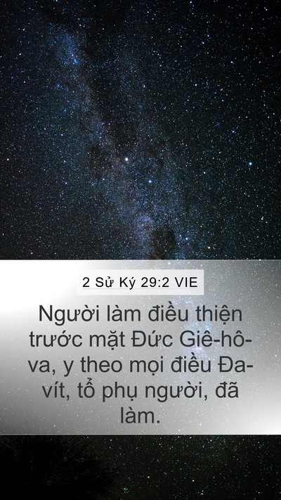 2 Sử Ký 29:2 VIE Bible Verse Image