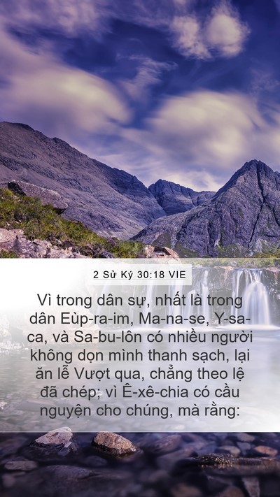 2 Sử Ký 30:18 VIE Bible Verse Image