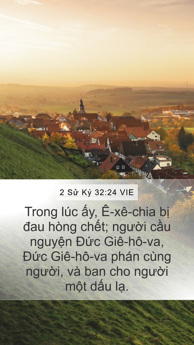2 Sử Ký 32:24 VIE Bible Verse Image