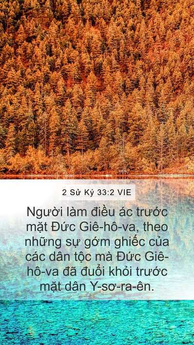 2 Sử Ký 33:2 VIE Bible Verse Image
