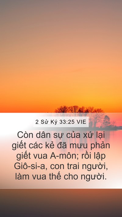 2 Sử Ký 33:25 VIE Bible Verse Image