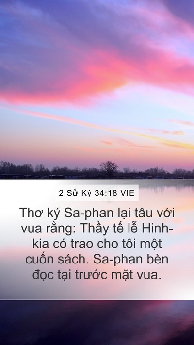 2 Sử Ký 34:18 VIE Bible Verse Image