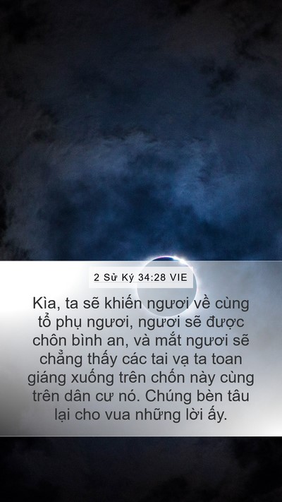 2 Sử Ký 34:28 VIE Bible Verse Image