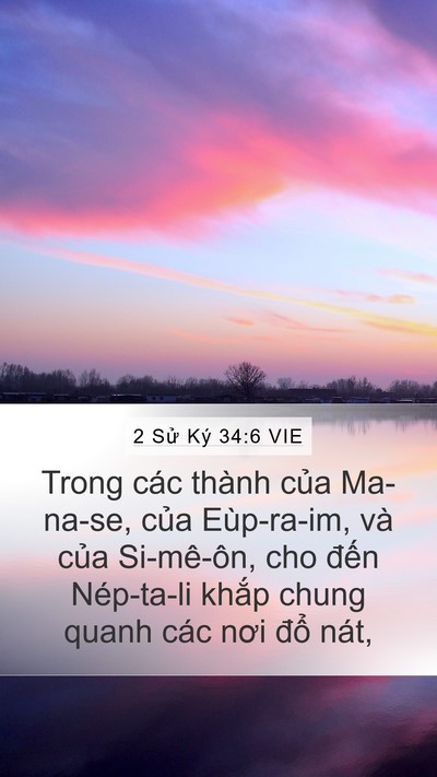 2 Sử Ký 34:6 VIE Bible Verse Image