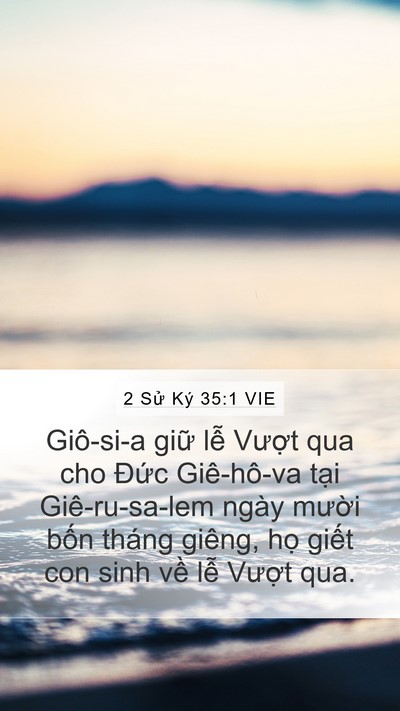 2 Sử Ký 35:1 VIE Bible Verse Image