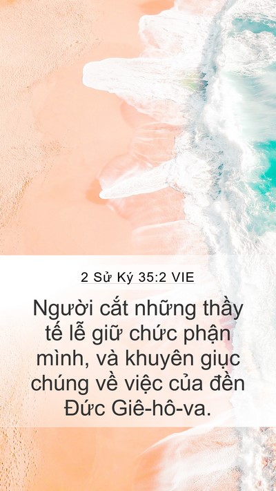 2 Sử Ký 35:2 VIE Bible Verse Image