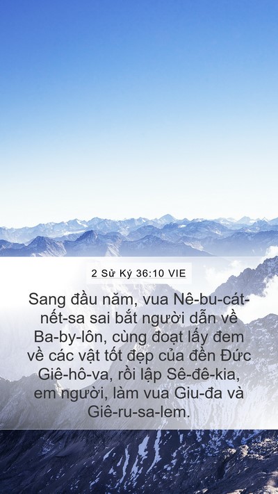 2 Sử Ký 36:10 VIE Bible Verse Image
