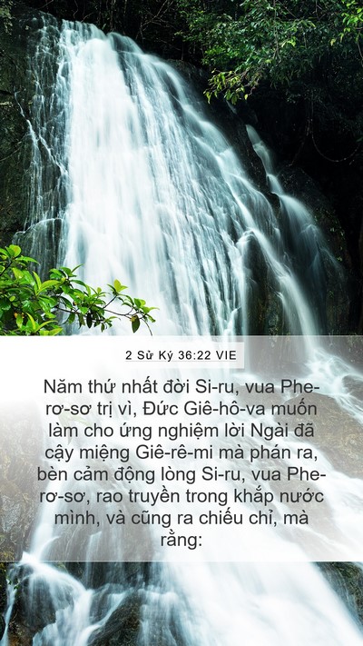 2 Sử Ký 36:22 VIE Bible Verse Image