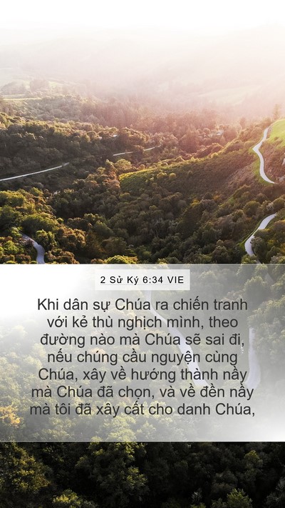 2 Sử Ký 6:34 VIE Bible Verse Image