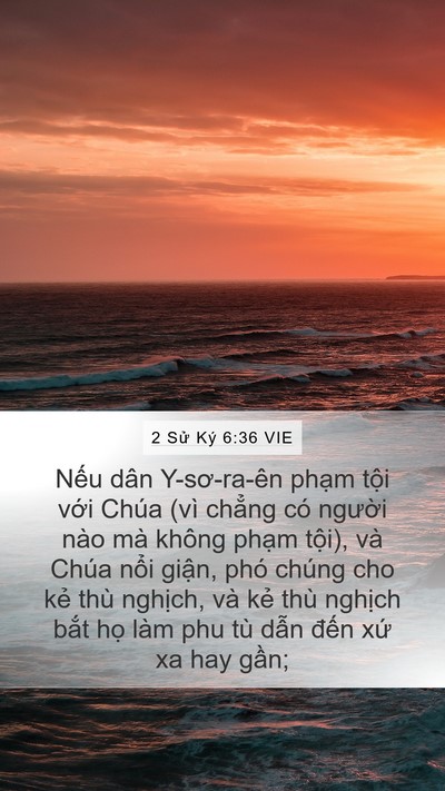 2 Sử Ký 6:36 VIE Bible Verse Image