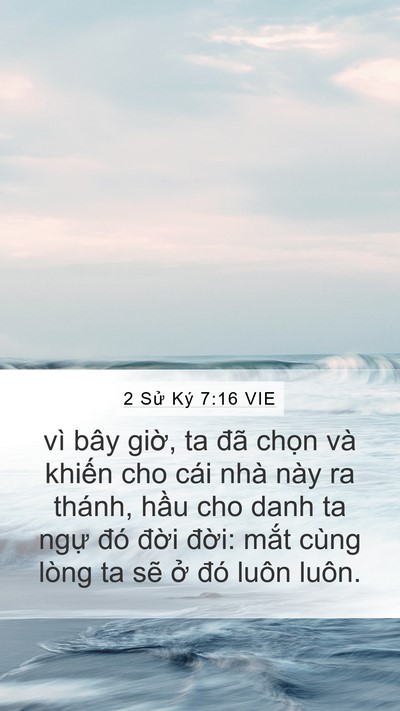 2 Sử Ký 7:16 VIE Bible Verse Image