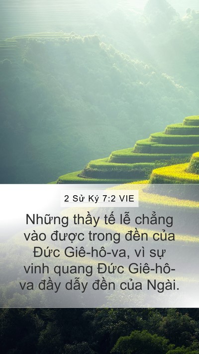 2 Sử Ký 7:2 VIE Bible Verse Image
