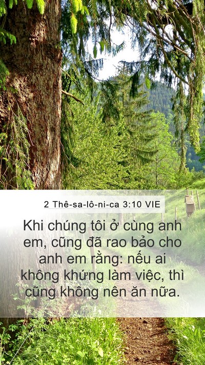 2 Thê-sa-lô-ni-ca 3:10 VIE Bible Verse Image