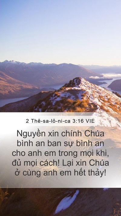 2 Thê-sa-lô-ni-ca 3:16 VIE Bible Verse Image