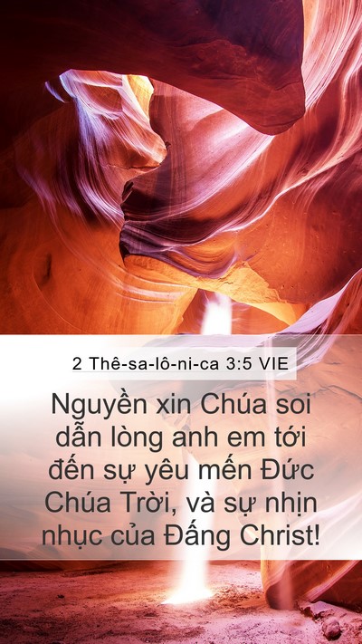 2 Thê-sa-lô-ni-ca 3:5 VIE Bible Verse Image