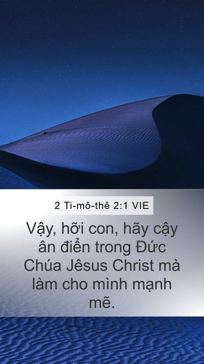 2 Ti-mô-thê 2:1 VIE Bible Verse Image