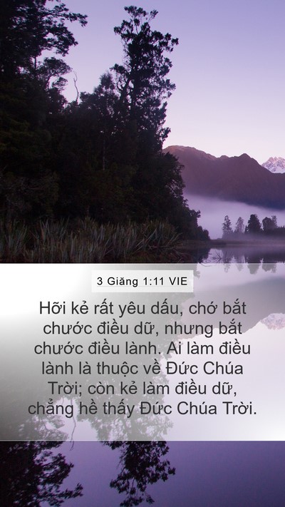 3 Giăng 1:11 VIE Bible Verse Image