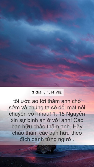 3 Giăng 1:14 VIE Bible Verse Image