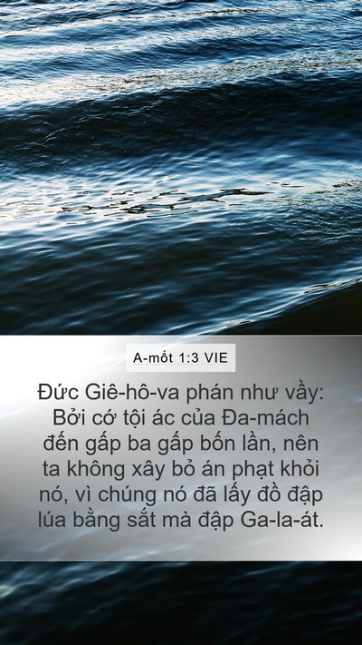 A-mốt 1:3 VIE Bible Verse Image