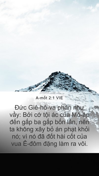 A-mốt 2:1 VIE Bible Verse Image