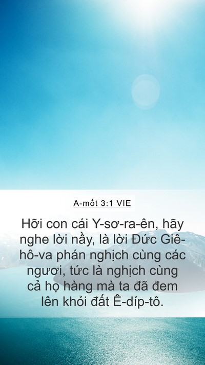 A-mốt 3:1 VIE Bible Verse Image