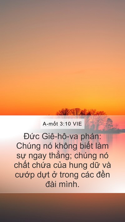 A-mốt 3:10 VIE Bible Verse Image