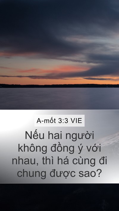 A-mốt 3:3 VIE Bible Verse Image