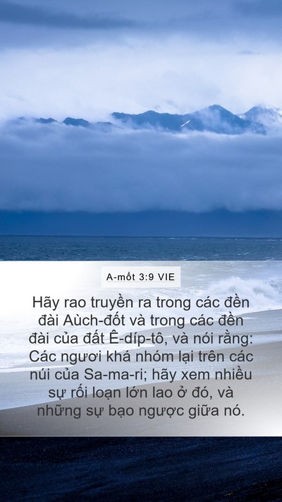 A-mốt 3:9 VIE Bible Verse Image