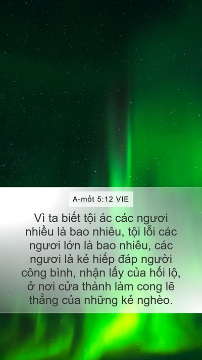 A-mốt 5:12 VIE Bible Verse Image