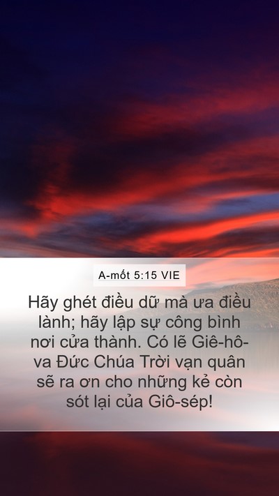 A-mốt 5:15 VIE Bible Verse Image