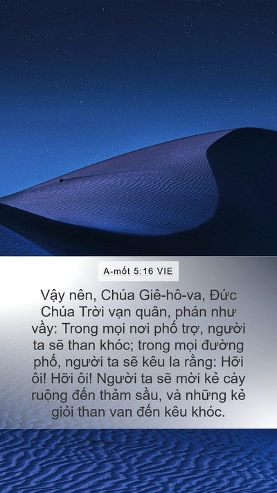 A-mốt 5:16 VIE Bible Verse Image