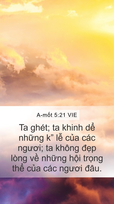 A-mốt 5:21 VIE Bible Verse Image