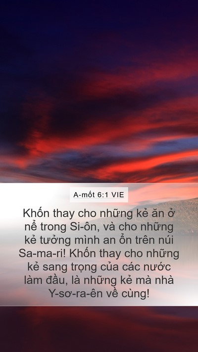 A-mốt 6:1 VIE Bible Verse Image