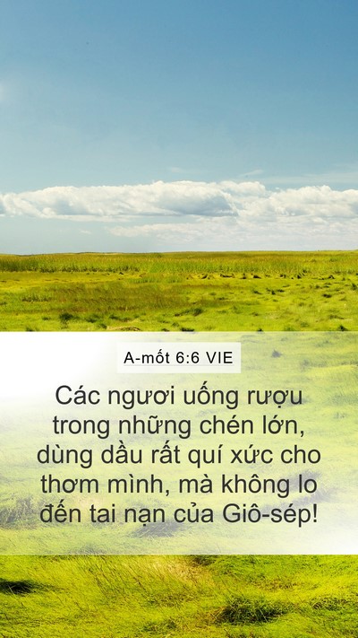 A-mốt 6:6 VIE Bible Verse Image