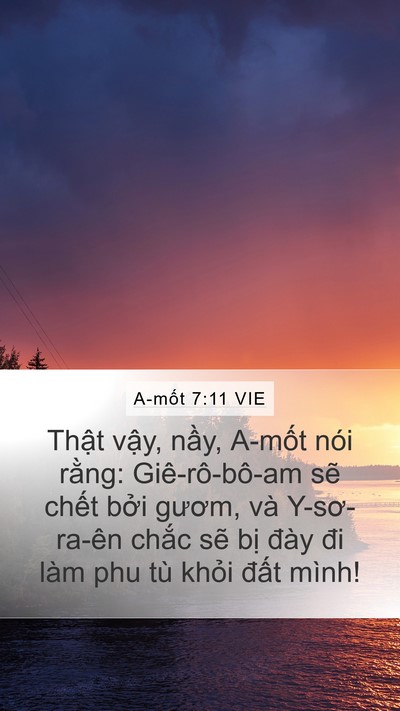 A-mốt 7:11 VIE Bible Verse Image