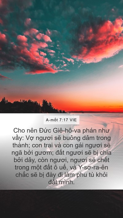 A-mốt 7:17 VIE Bible Verse Image