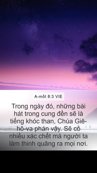 A-mốt 8:3 VIE Bible Verse Image