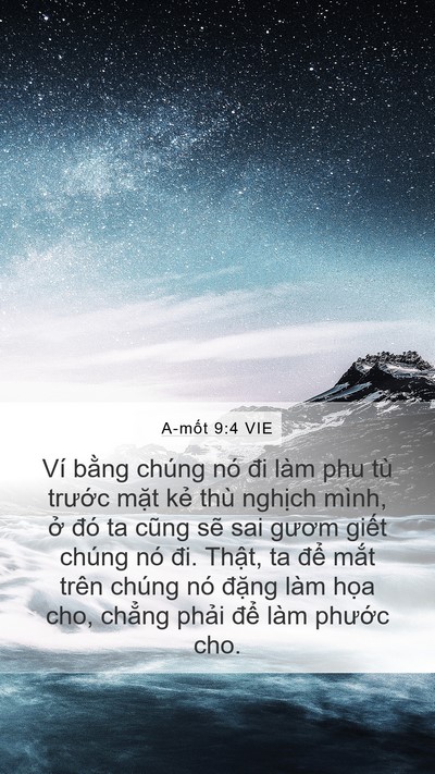 A-mốt 9:4 VIE Bible Verse Image