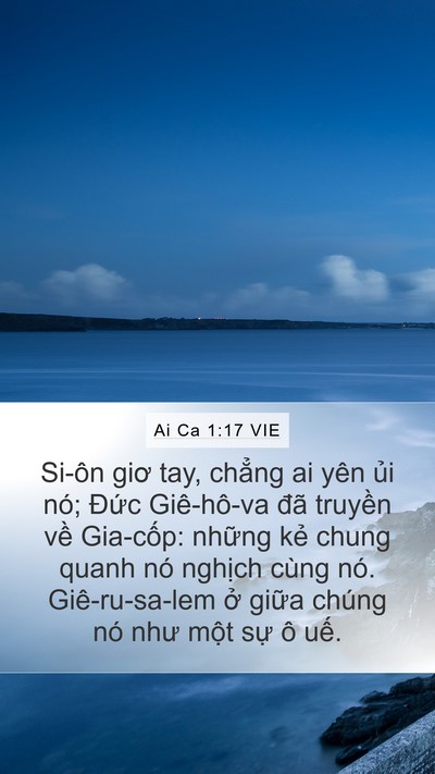 Ai Ca 1:17 VIE Bible Verse Image