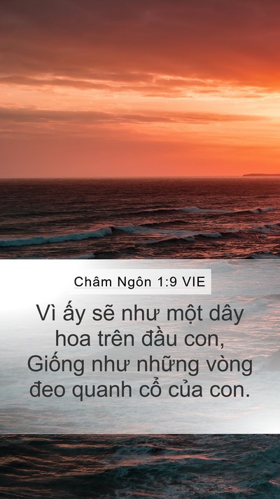 Châm Ngôn 1:9 VIE Bible Verse Image