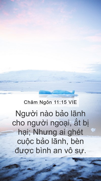 Châm Ngôn 11:15 VIE Bible Verse Image