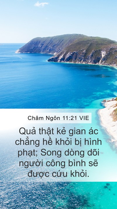Châm Ngôn 11:21 VIE Bible Verse Image