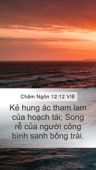 Châm Ngôn 12:12 VIE Bible Verse Image