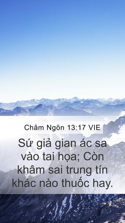 Châm Ngôn 13:17 VIE Bible Verse Image